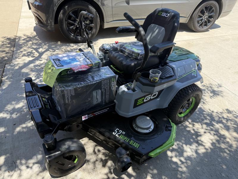 Customer photo 25 of the EGO Z6 52-inch zero turn mower